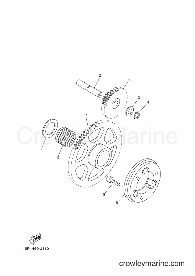 2017 Street Bike FZN150 - FZN150 (2UP3) [010] - STARTER CLUTCH