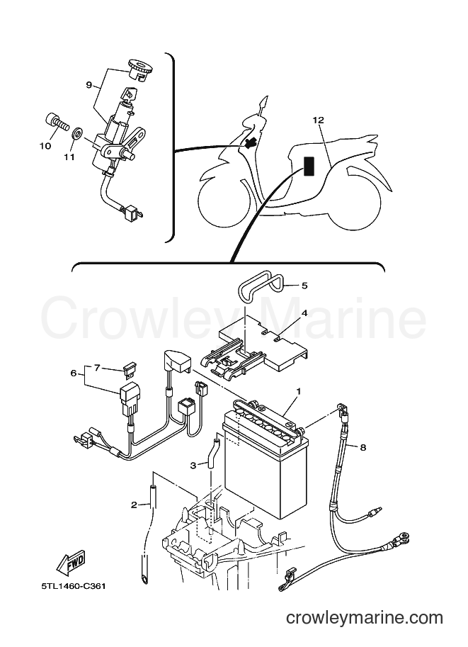 2005 Scooter AL115C - AL115C (5TL2) [010] - ELECTRICAL 1