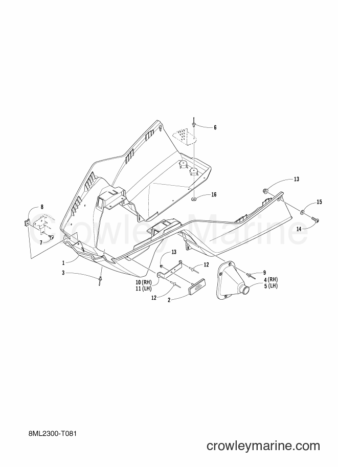 2018 Snowmobile SXR200 - SXR200 (8ML2) [010] - PANEL BODY