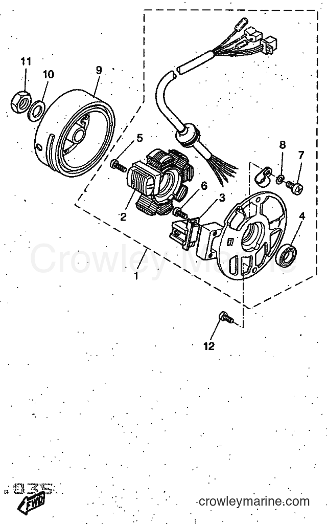 1997 Scooter YQ50 - YQ50 (5DP1) [999] - GENERATOR