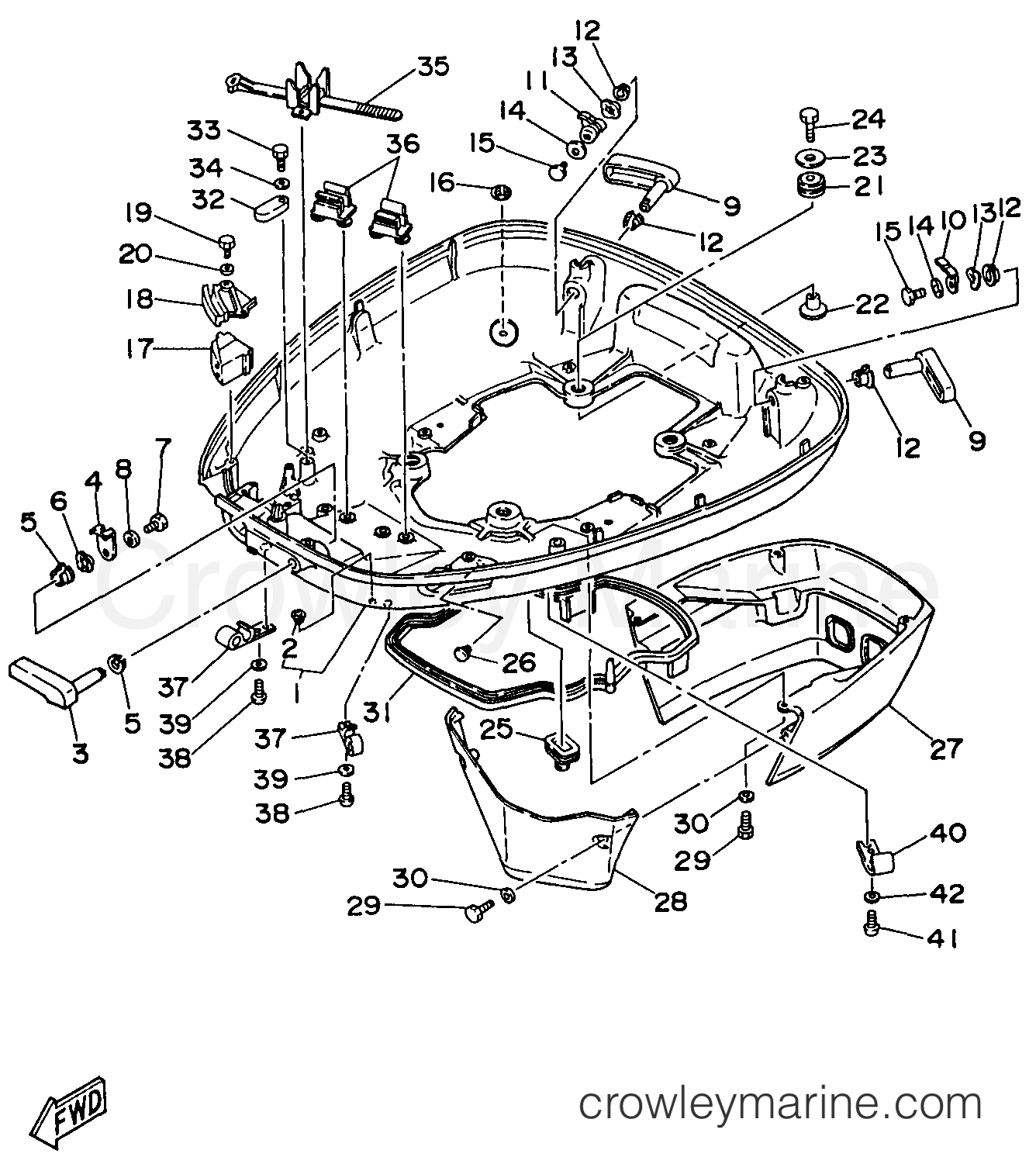 Yamaha Motors C150TXRU - BOTTOM COWLING