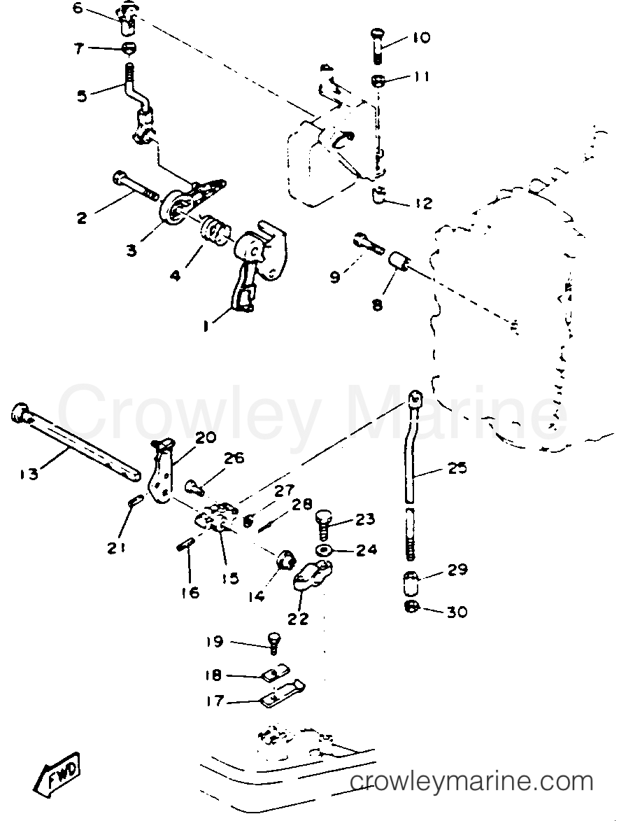 Yamaha Motors 50ELRR - CONTROL ENGINE