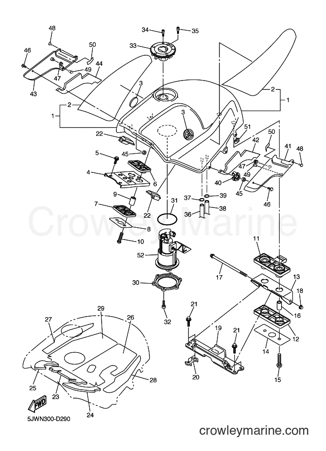 2005 Sport Bike FJR1300A - FJR1300A (5VSD) [010] - FUEL TANK