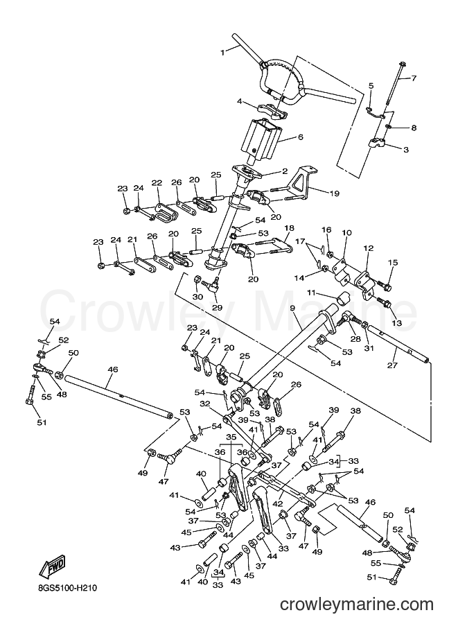 Yamaha Motors VK10D (8GS6) [010] - STEERING