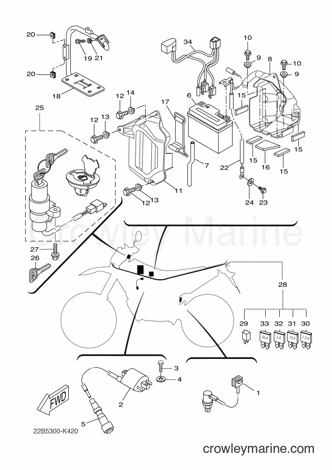 2011 Dirt Bike WR125X - WR125X (22B6) [080] - ELECTRICAL 1