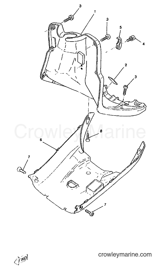 Yamaha Motors CW50RS (4VB2) [999] - LEG SHIELD