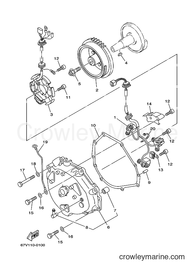 Yamaha Motors JET FOR LST1200 (67V1) [01C] - GENERATOR