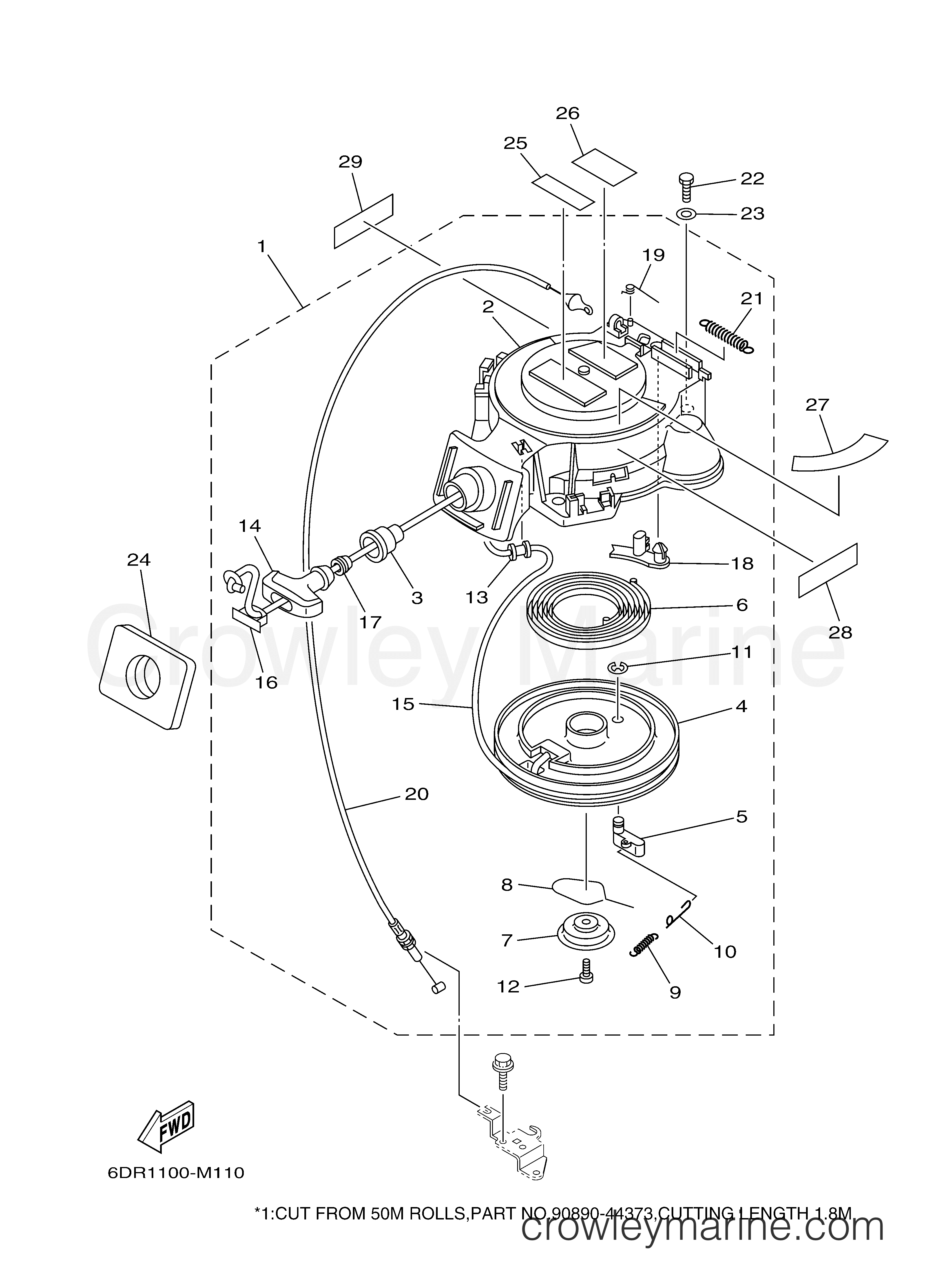 Yamaha Motors T9.9LEHB - STARTER