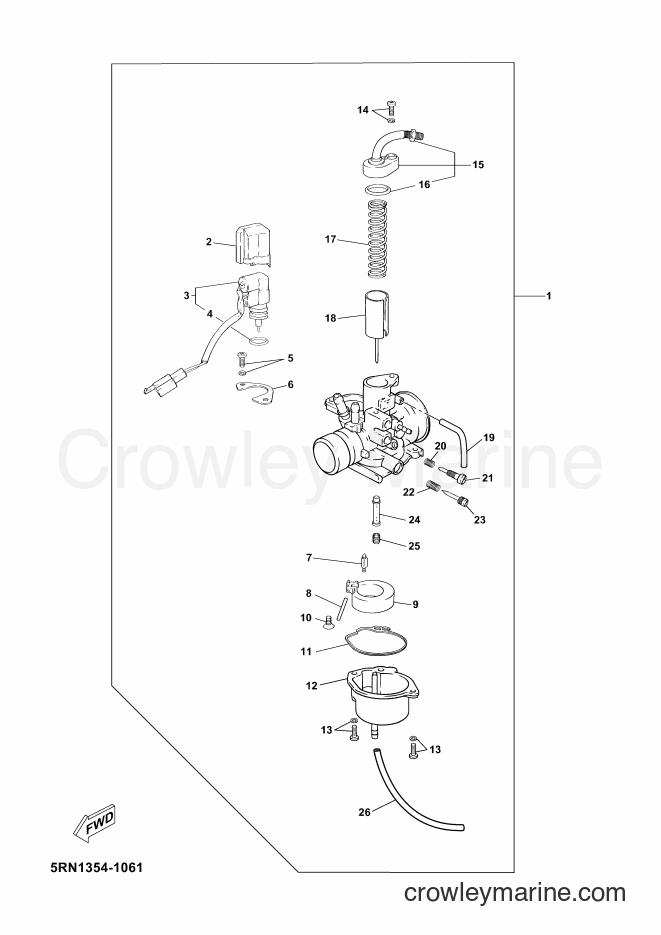 Yamaha Motors CS50 (2AD5) [020] - CARBURETOR