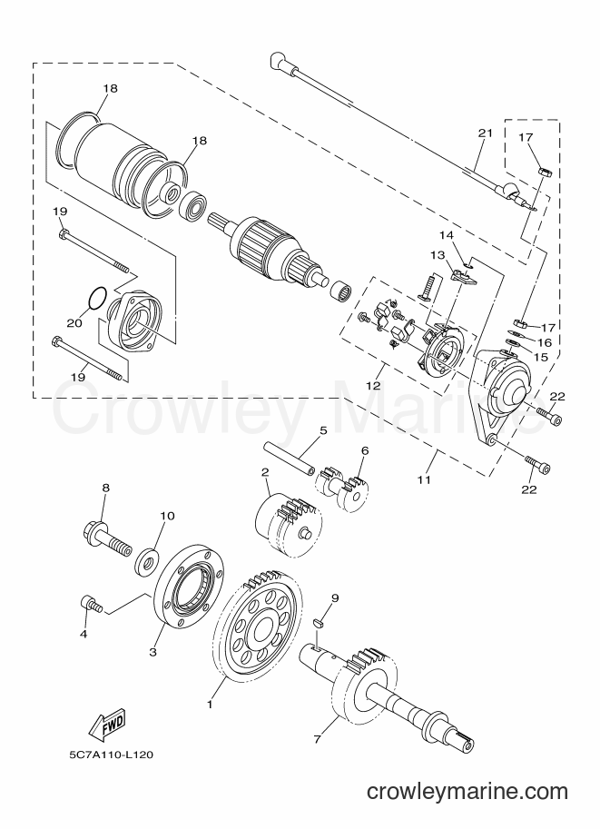 Yamaha Motors XV1900CU (29PR) [010] - STARTER