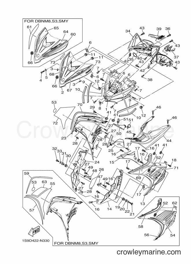Yamaha Motors T135SEC (1S9D) [010] - LEG SHIELD