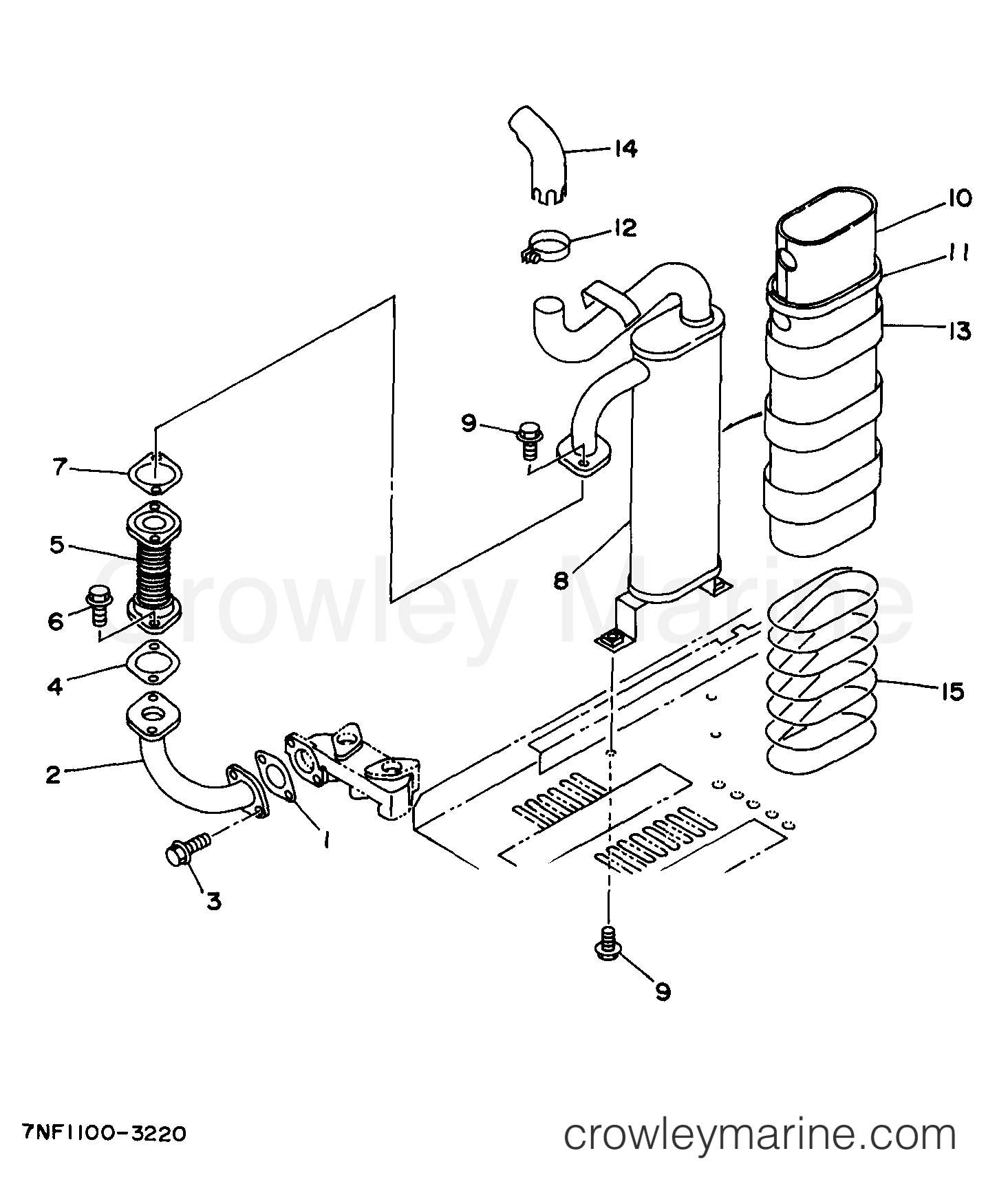 Yamaha Motors EDL6500S - EXHAUST