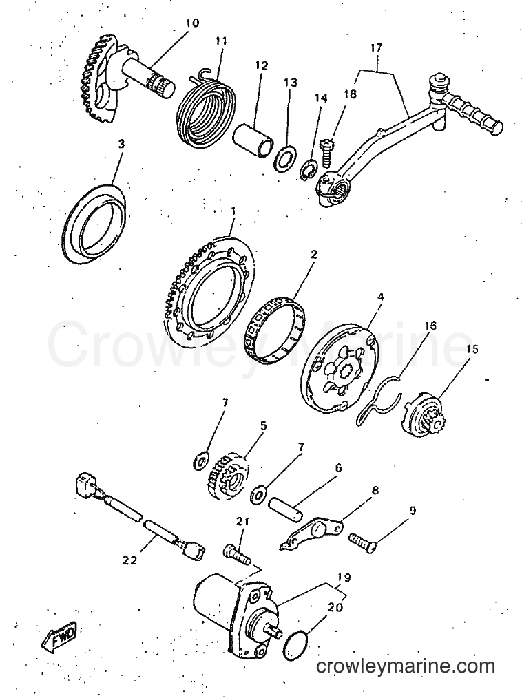 Yamaha Motors YN50 (5BW1) [010] - STARTER