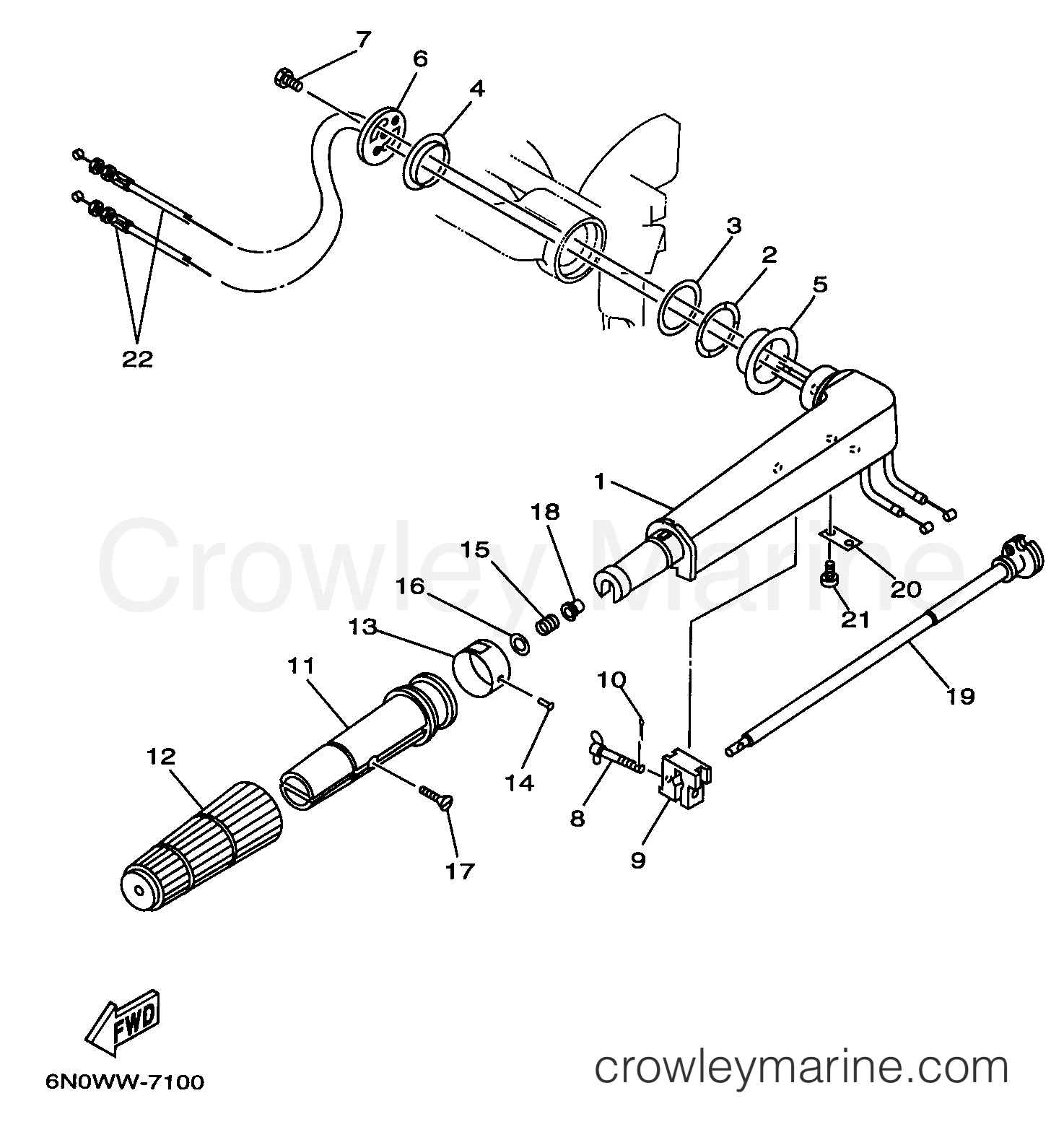 Yamaha Motors 6MSHY - STEERING