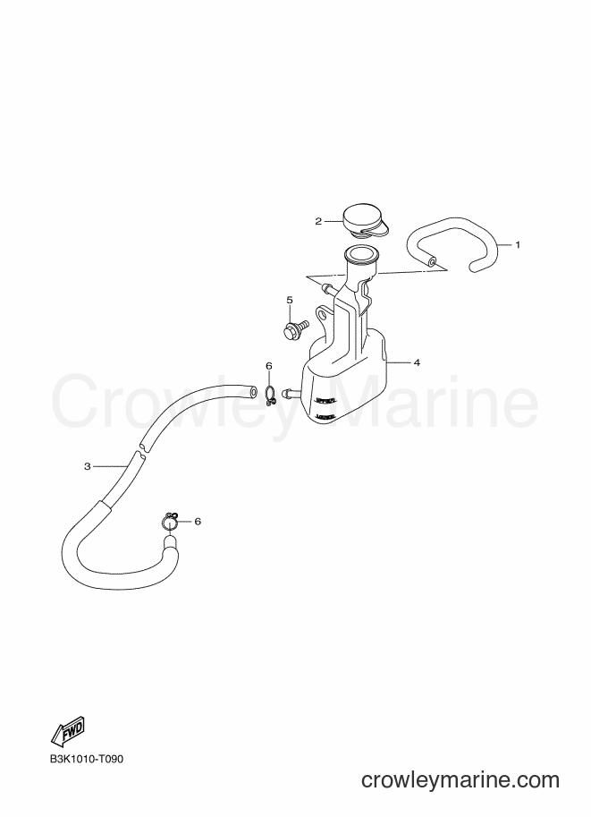2018 Scooter CEH50D - CEH50D (B3K2) [010] - TANK RECOVERY