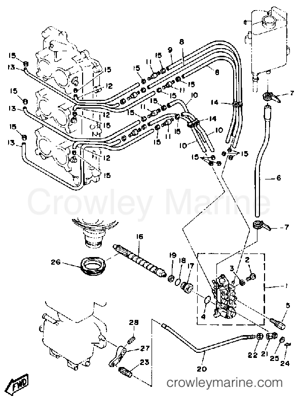 Yamaha Motors PROV150LD - OIL PUMP