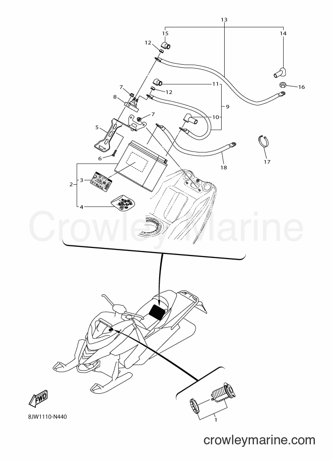Yamaha Motors SRV10RS (8JW1) [010] - ELECTRICAL 2