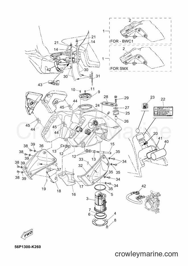 Yamaha Motors XT660ZA (56P1) [010] - FUEL TANK