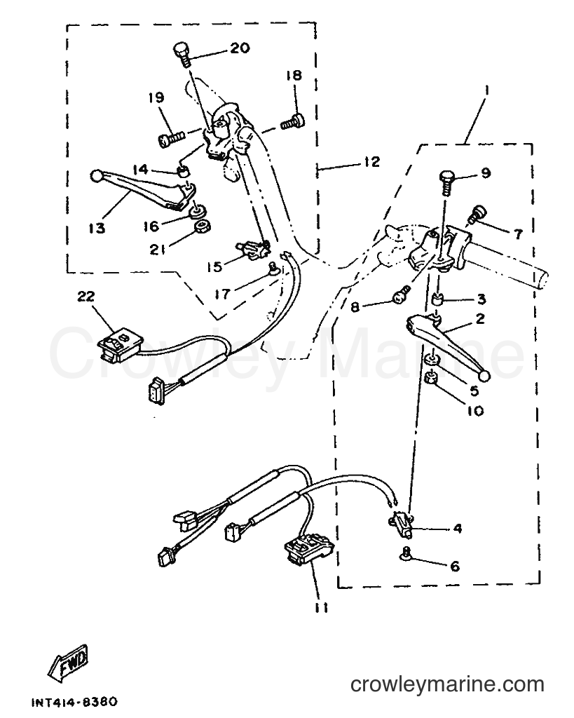 1993 Scooter CT50S - CT50S (3NT9) [999] - HANDLE SWITCH & LEVER