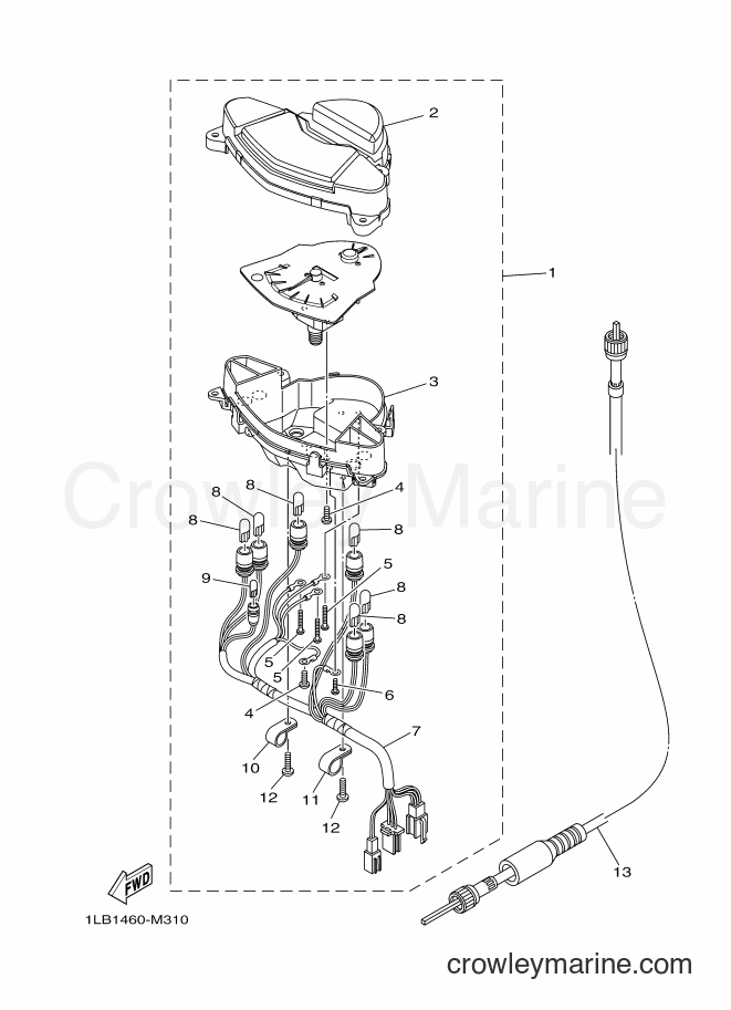 Yamaha Motors AL125FC (1LBD) [010] - METER