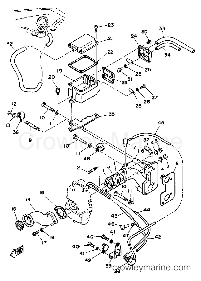 Yamaha Motors FT9.9EXG - INTAKE