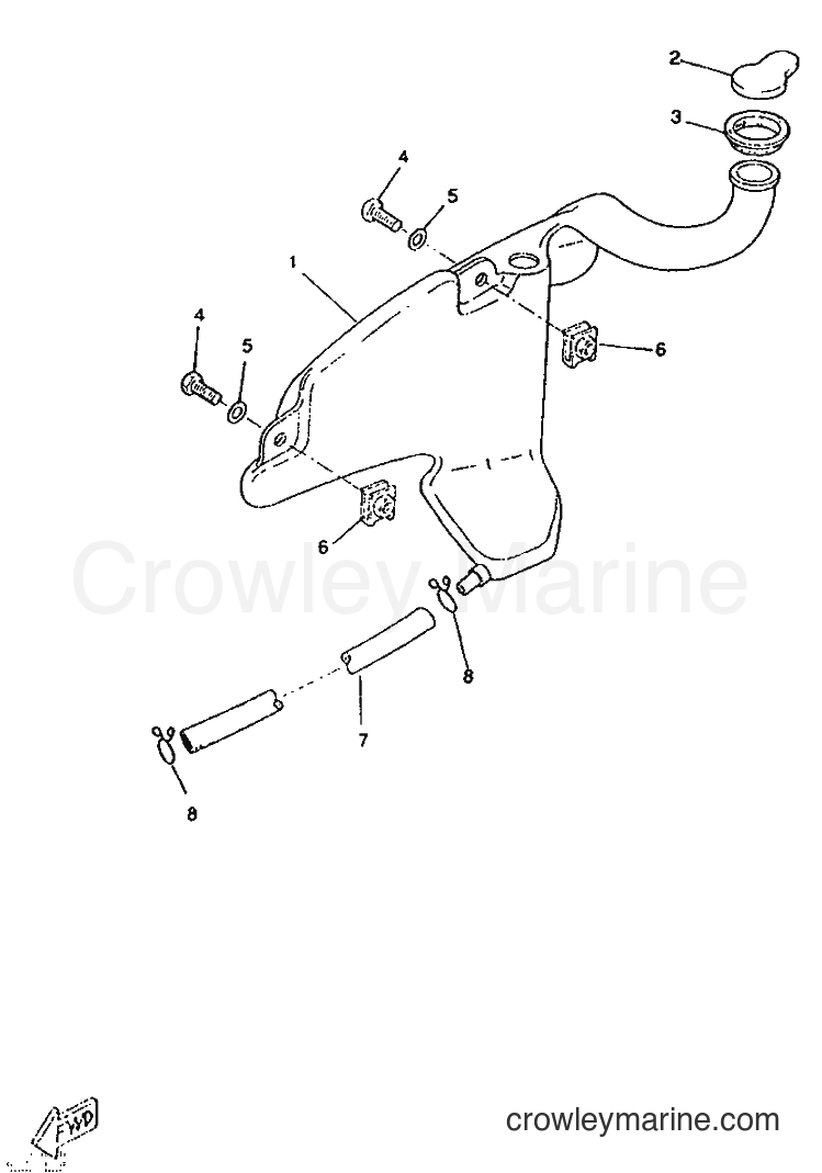 1995 Scooter CW50RS - CW50RS (4TD6) [999] - OIL TANK