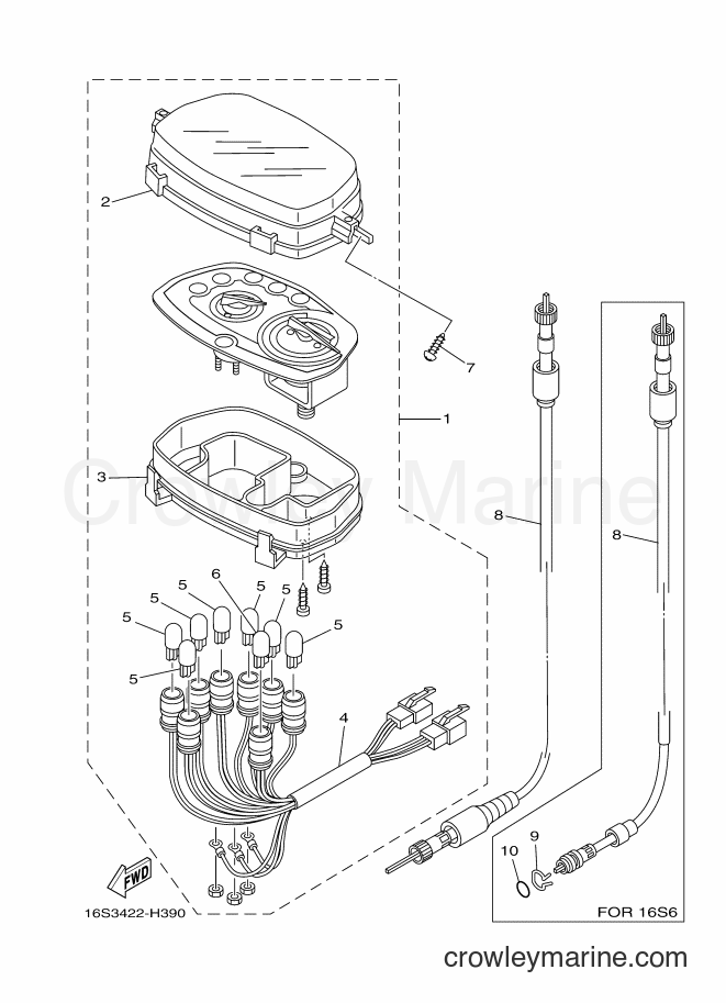 Yamaha Motors T115LSE (16S3) [010] - METER