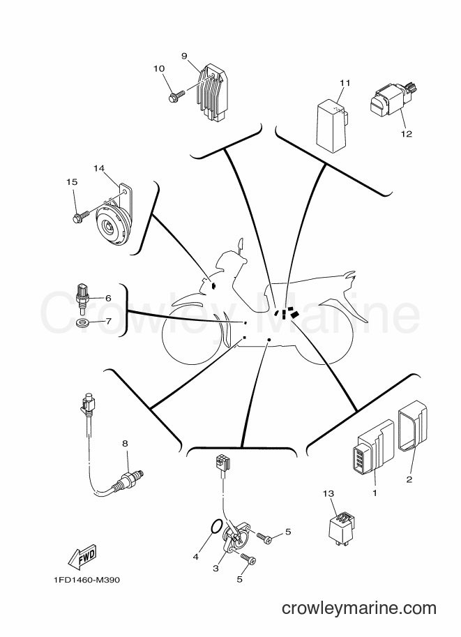 Yamaha Motors T115FLSEC (1FD4) [010] - ELECTRICAL 2