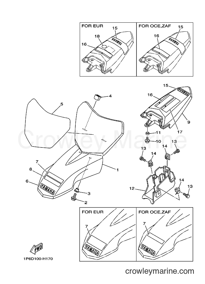 2009 Dirt Bike TT-R50E - TT-R50E (1P6D) [010] - FENDER