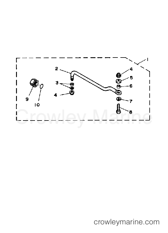 Yamaha Motors PRO50LH - STEERING GUIDE ATTACHMENT
