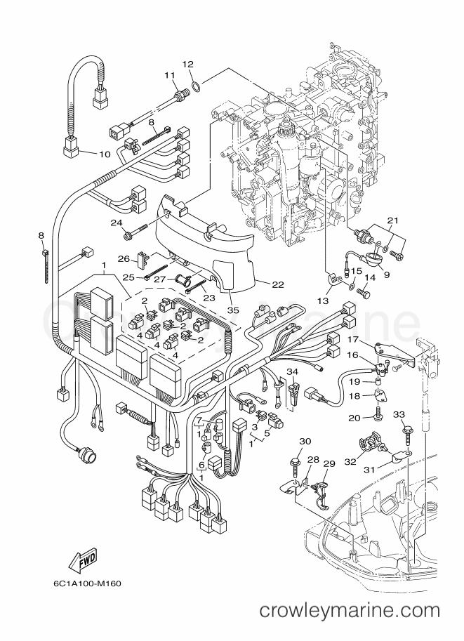 Yamaha Motors FT60GETX (6C6A) [110] - ELECTRICAL 3