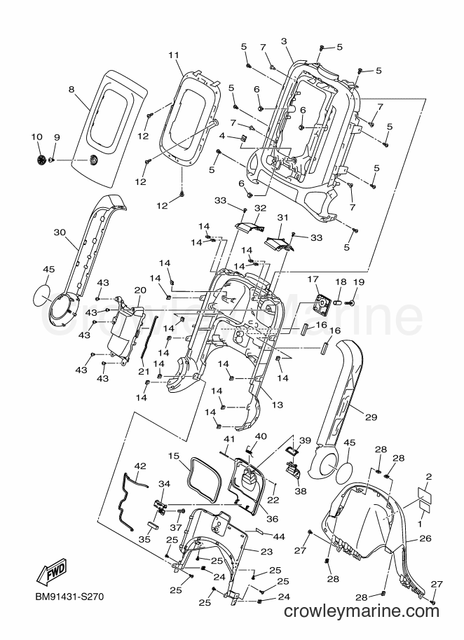 2017 Street Bike LTV125 - LTV125 (BM91) [010] - LEG SHIELD