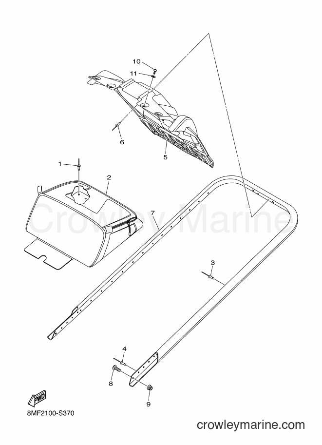 Yamaha Motors SRS10BS53 (8MG2) [010] - BUMPER