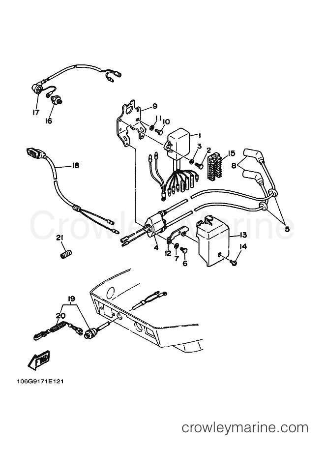 Yamaha Motors F9.9B (6G9) [030] - ELECTRICAL