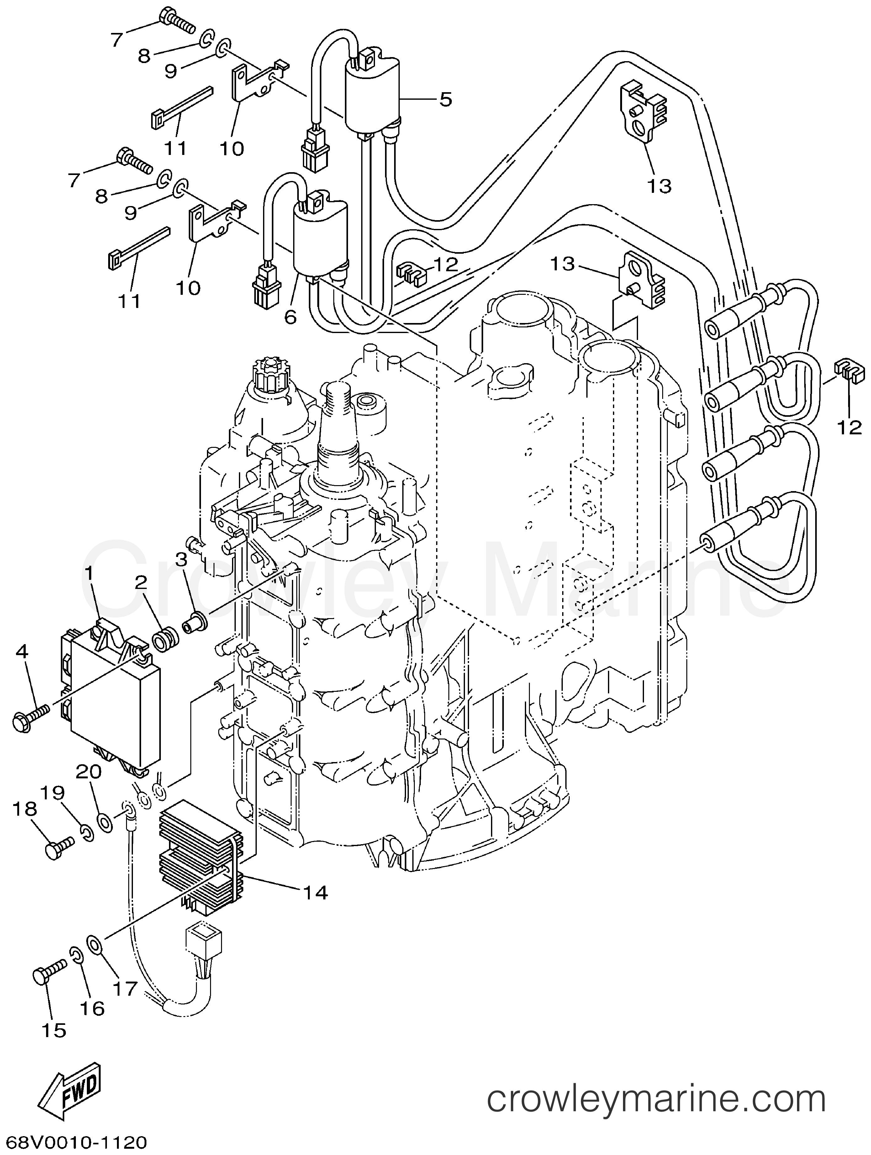 Yamaha Motors F115TXRA - ELECTRICAL 1