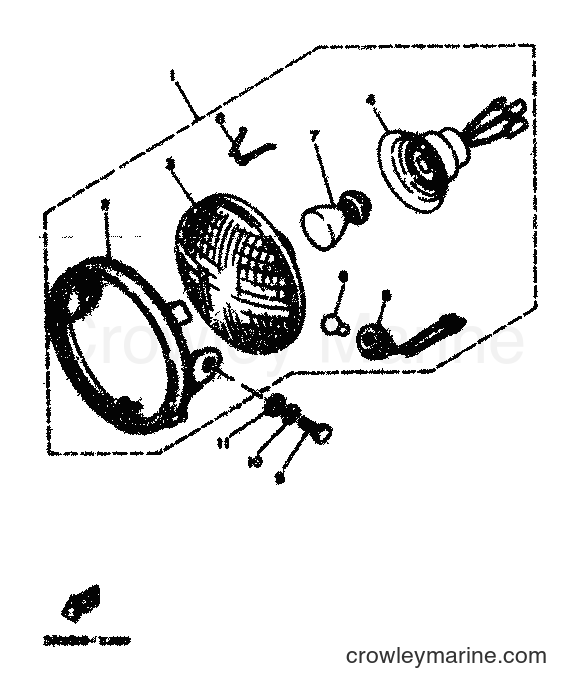 1983 Scooter DT80MX - DT80MX (36N) [999] - HEADLIGHT