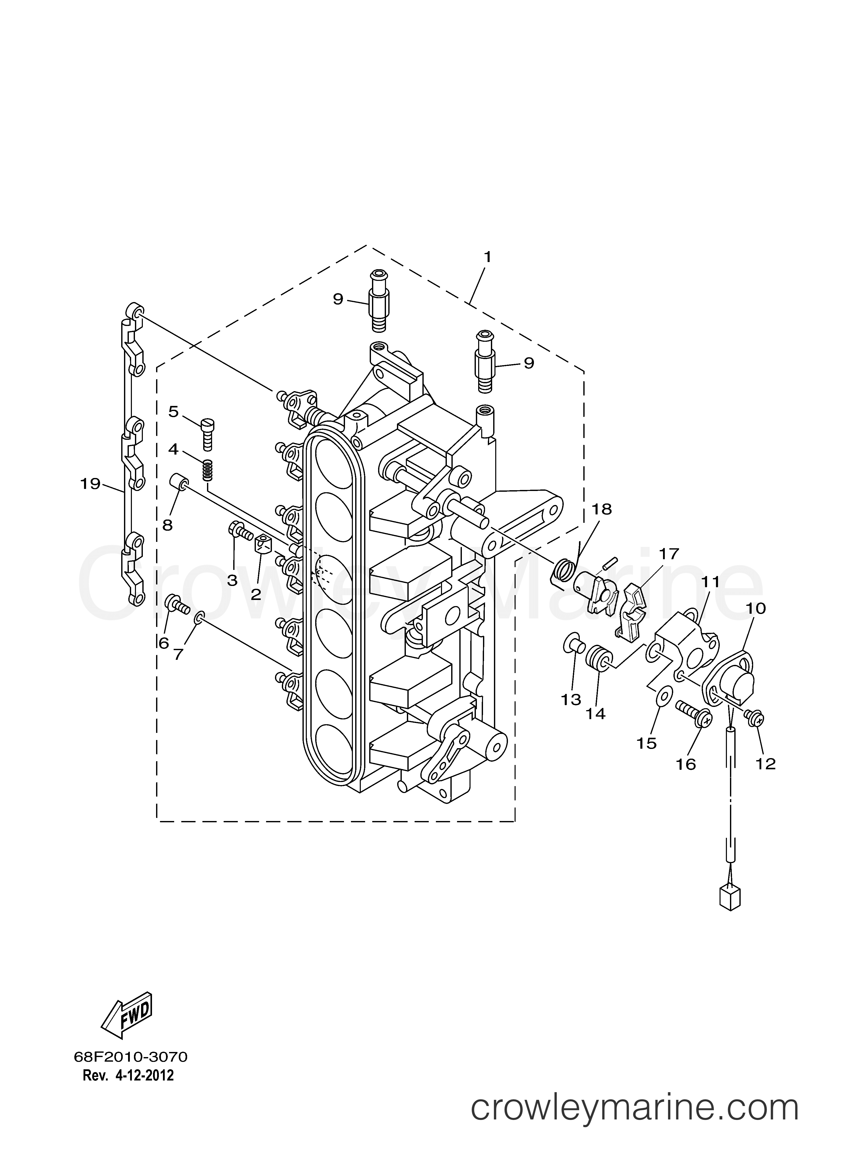 Yamaha Motors Z150TXRC - VAPOR SEPARATOR 2
