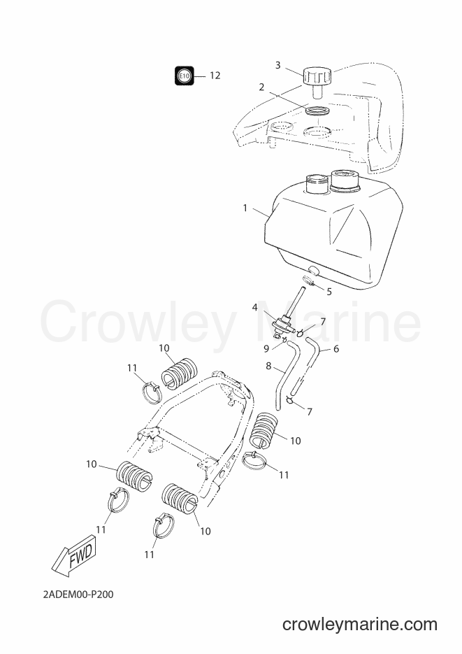 2015 Scooter CS50 - CS50 (2ADF) [040] - FUEL TANK