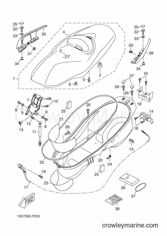 2016 Scooter YP400R - YP400R (1SDB) [010] - SEAT
