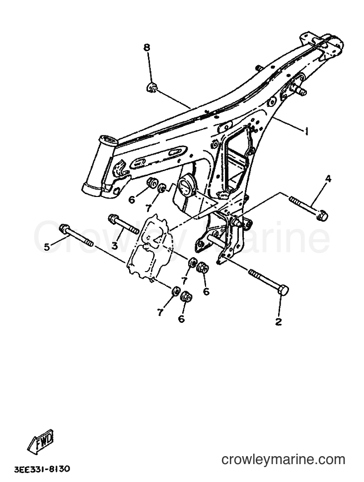 1988 Scooter FS1 - FS1 (3EE1) [999] - FRAME