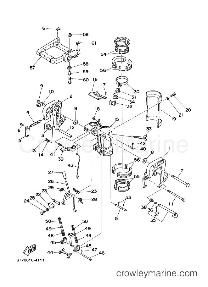 Yamaha Motors E8DMH (677C) [040] - BRACKET