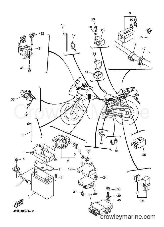 2009 Street Bike FZ6-SHG - FZ6-SHG (4S8E) [010] - ELECTRICAL 2