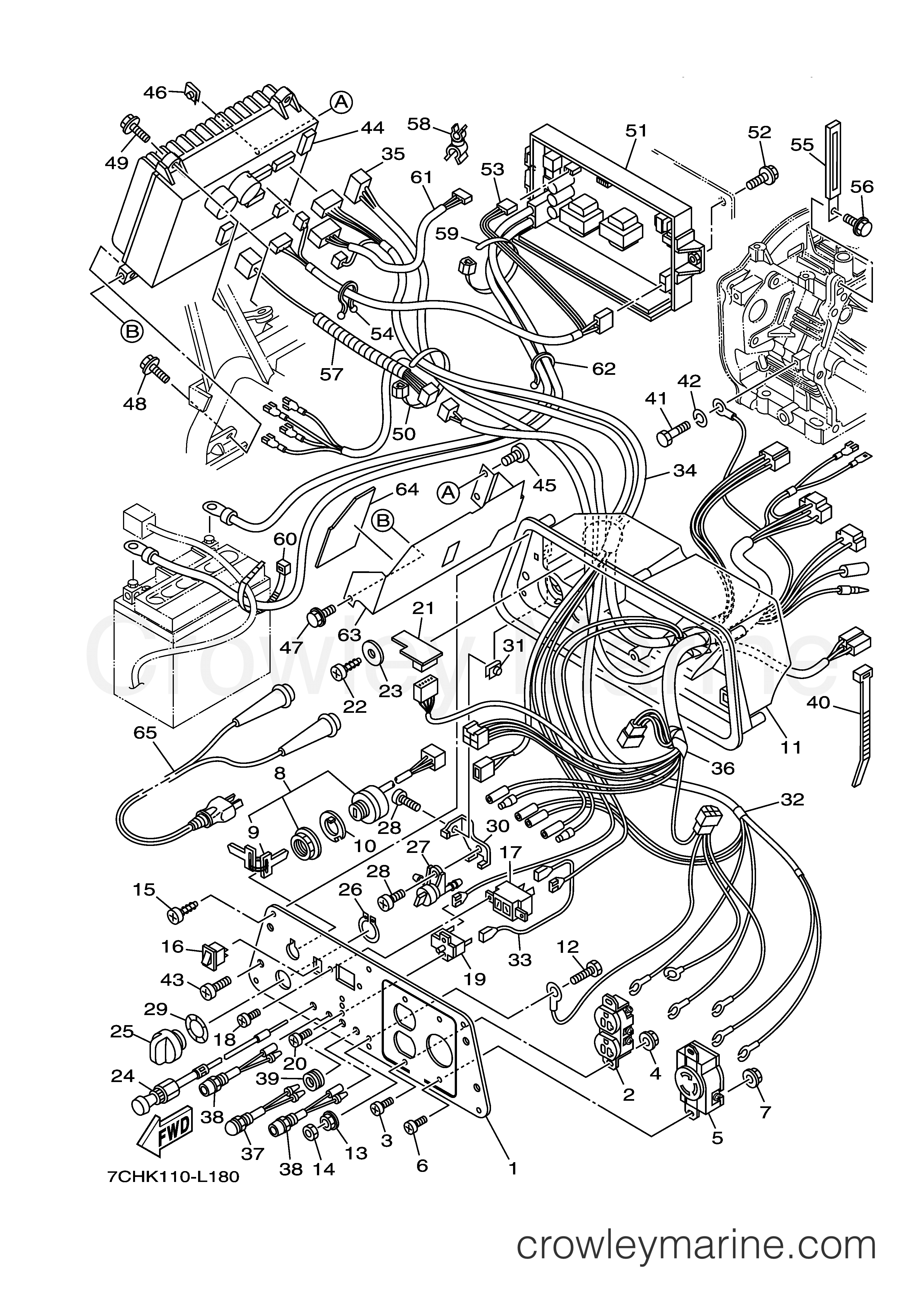 Yamaha Motors EF3000ISEM - CONTROL BOX 2