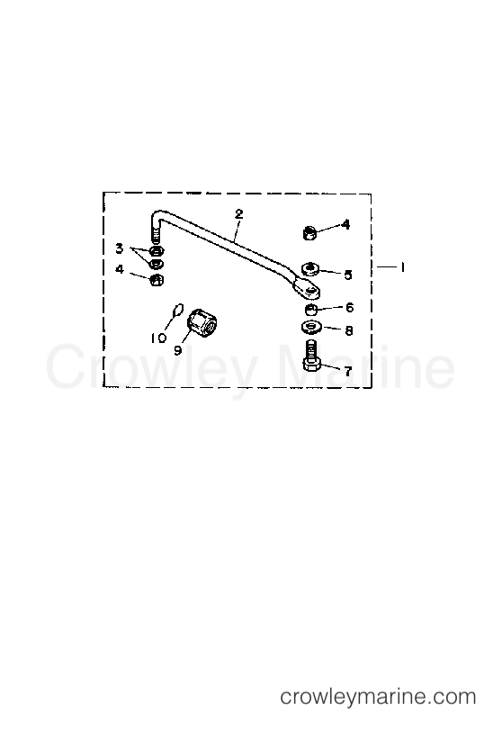 Yamaha Motors 25LF - STEERING GUIDE ATTACHMENT