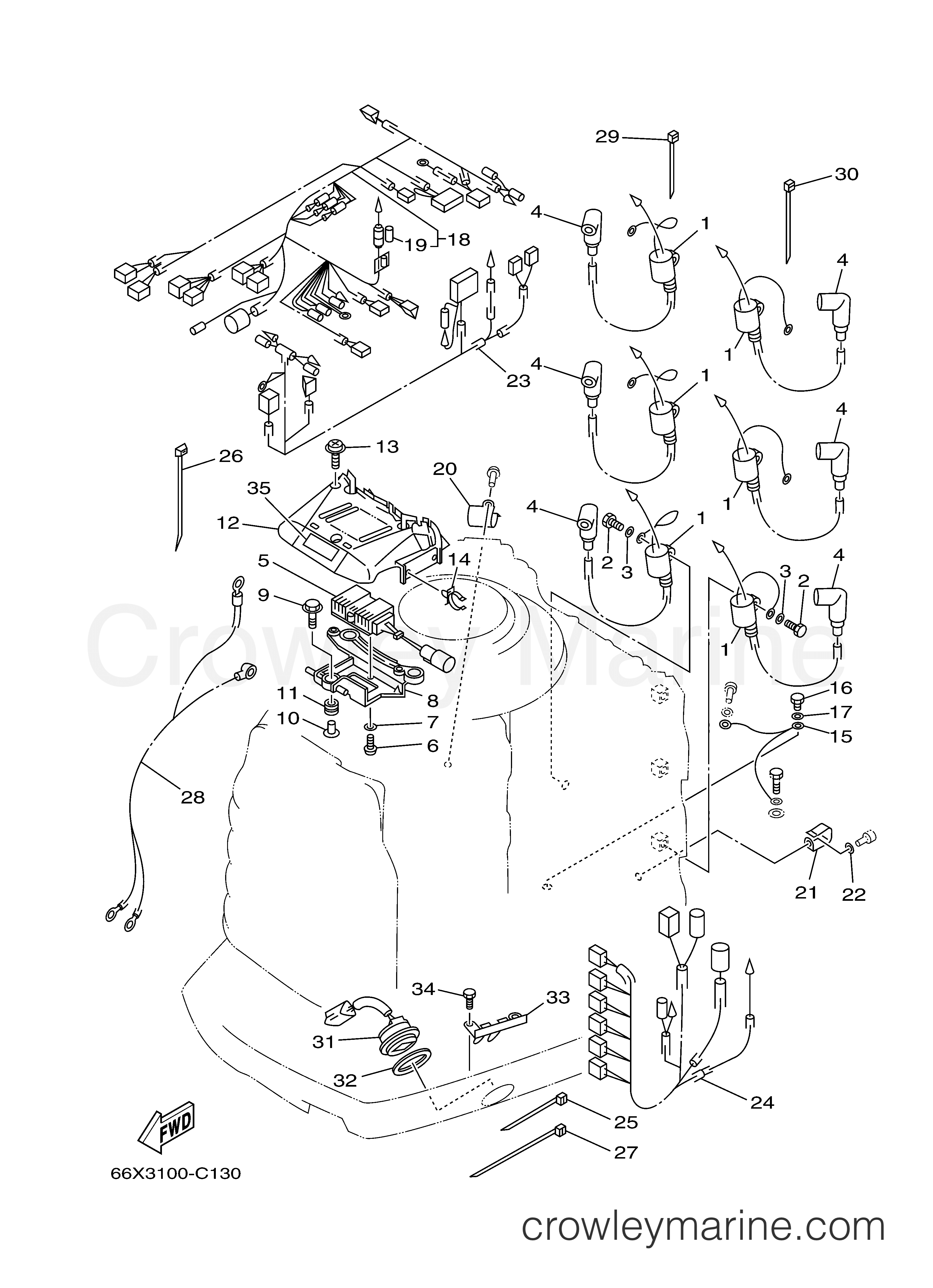 Yamaha Motors VX225TLRC - ELECTRICAL 2