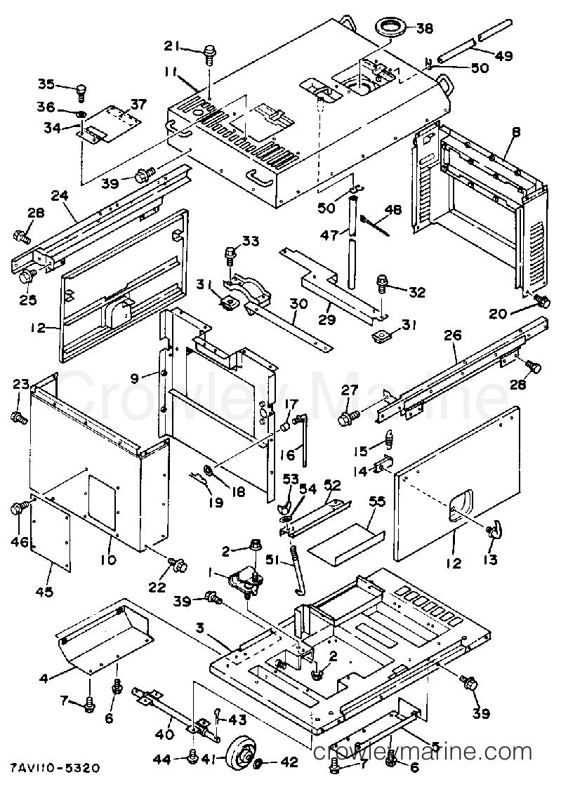 Yamaha Motors EDL5500DVES - FRAME 1