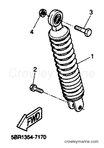 2001 Scooter YQ50 - YQ50 (5PU1) [020] - REAR SUSPENSION