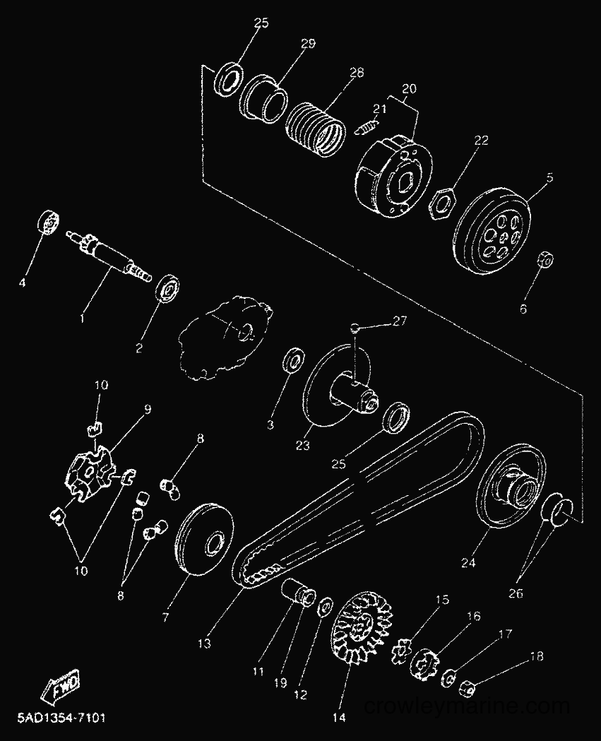 Yamaha Motors YN50 (5ADT) [010] - CLUTCH