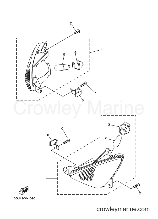 Yamaha Motors XP500 (5GJ5) [120] - FLASHER LIGHT