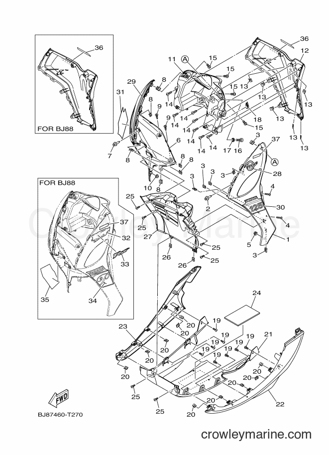Yamaha Motors LNC125 (BJ88) [010] - LEG SHIELD